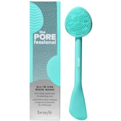 BENEFIT COSMETICS Spatel med borste för ansiktsmask – applikator och rengöringsverktyg i ett