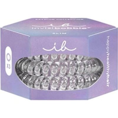 Invisibobble Slim Premium Crystal clear Hair Scrunchies