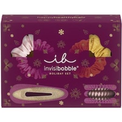 Invisibobble Holiday Set - Hair Scrunchies and Clip