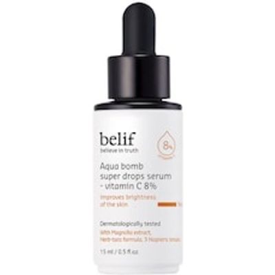 BELIF Aqua Bomb Super Drops Serum - Vitamin C 8% Serum | Pris från 359,00 KR